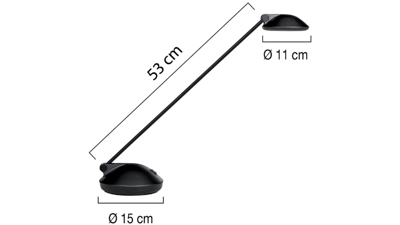 Bureaulamp Unilux Joker led zwart