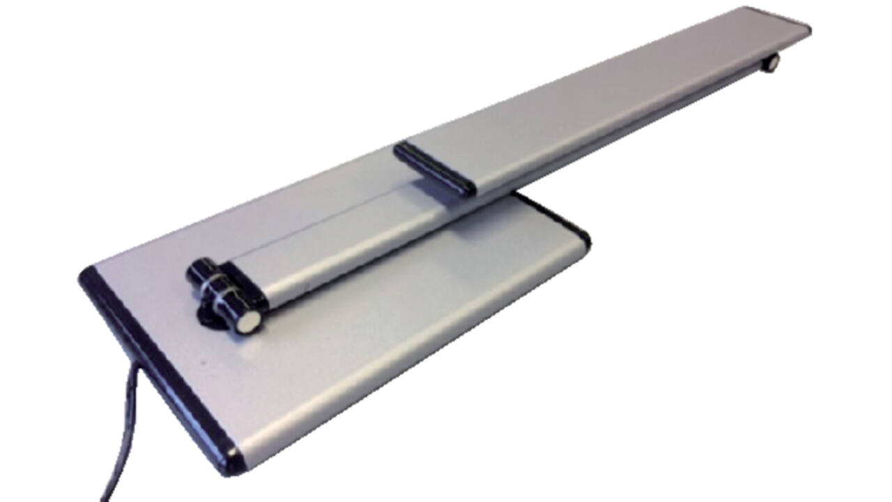Bureaulamp Unilux Terra led aluminium grijs