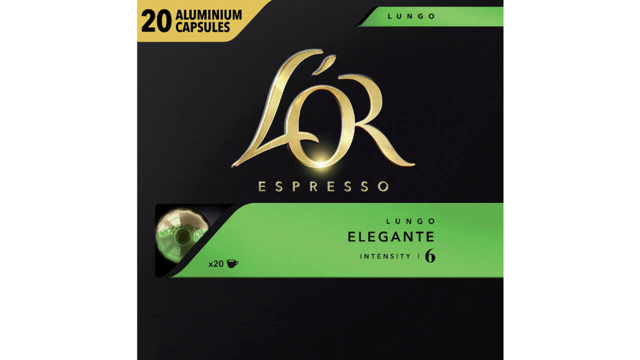 Koffiecups L'Or espresso Lungo Elegante 20 stuks