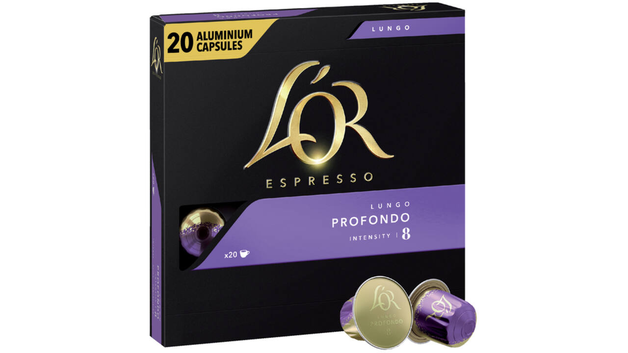 Koffiecups L'Or espresso Lungo Profondo 20 stuks