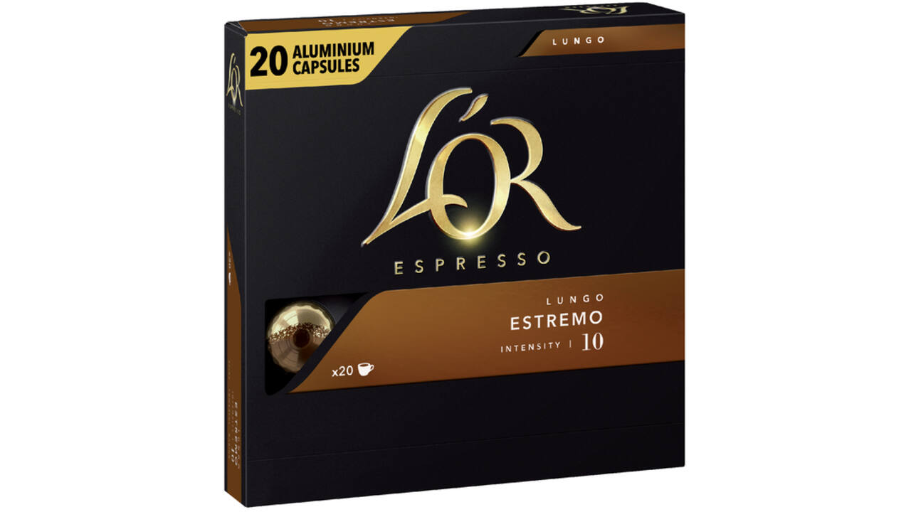Koffiecups L'Or espresso Lungo Estremo 20 stuks
