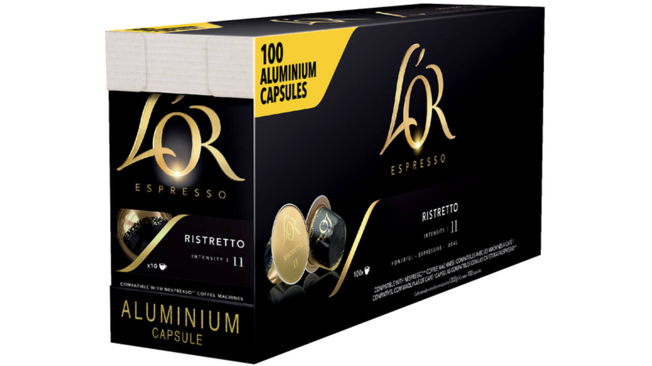 Koffiecups L'Or espresso Ristretto 100 stuks