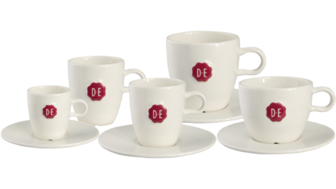 Schotel Douwe Egberts universeel wit