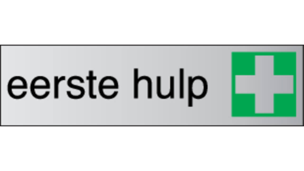 Infobord pictogram eerste hulp 165x44mm