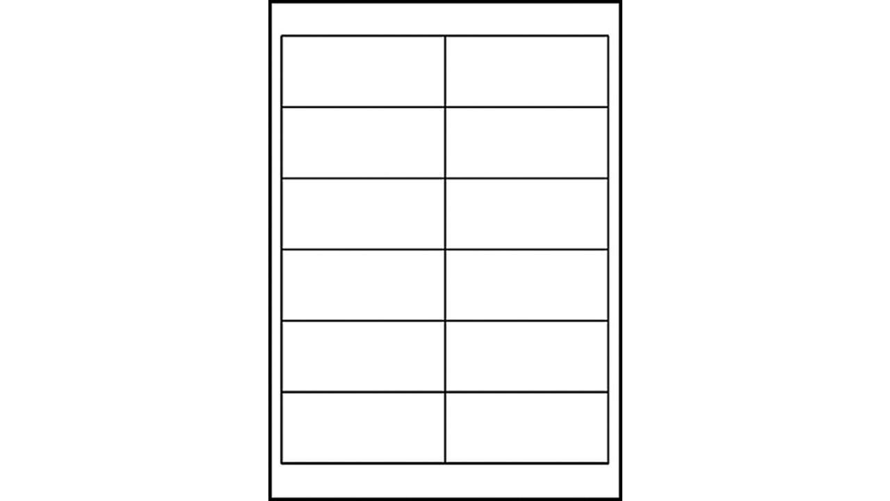 Etiket Avery Zweckform 4781 97x42.3mm wit 300stuks