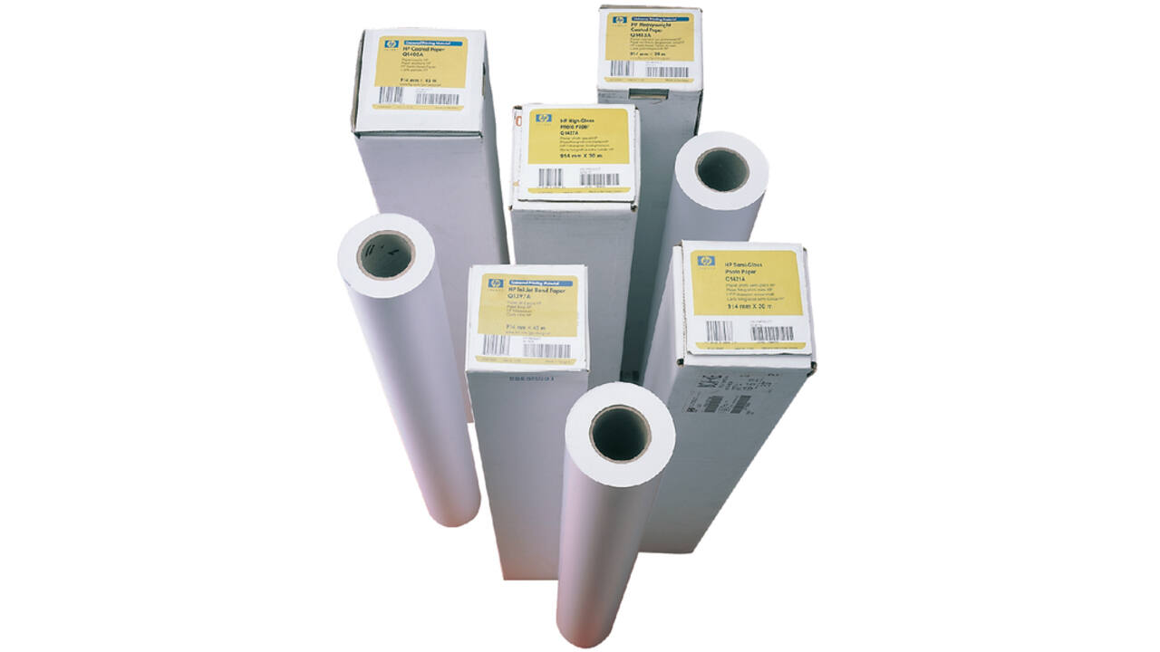 Inkjetpapier HP C6020B 914mmx45.7m 90gr coated