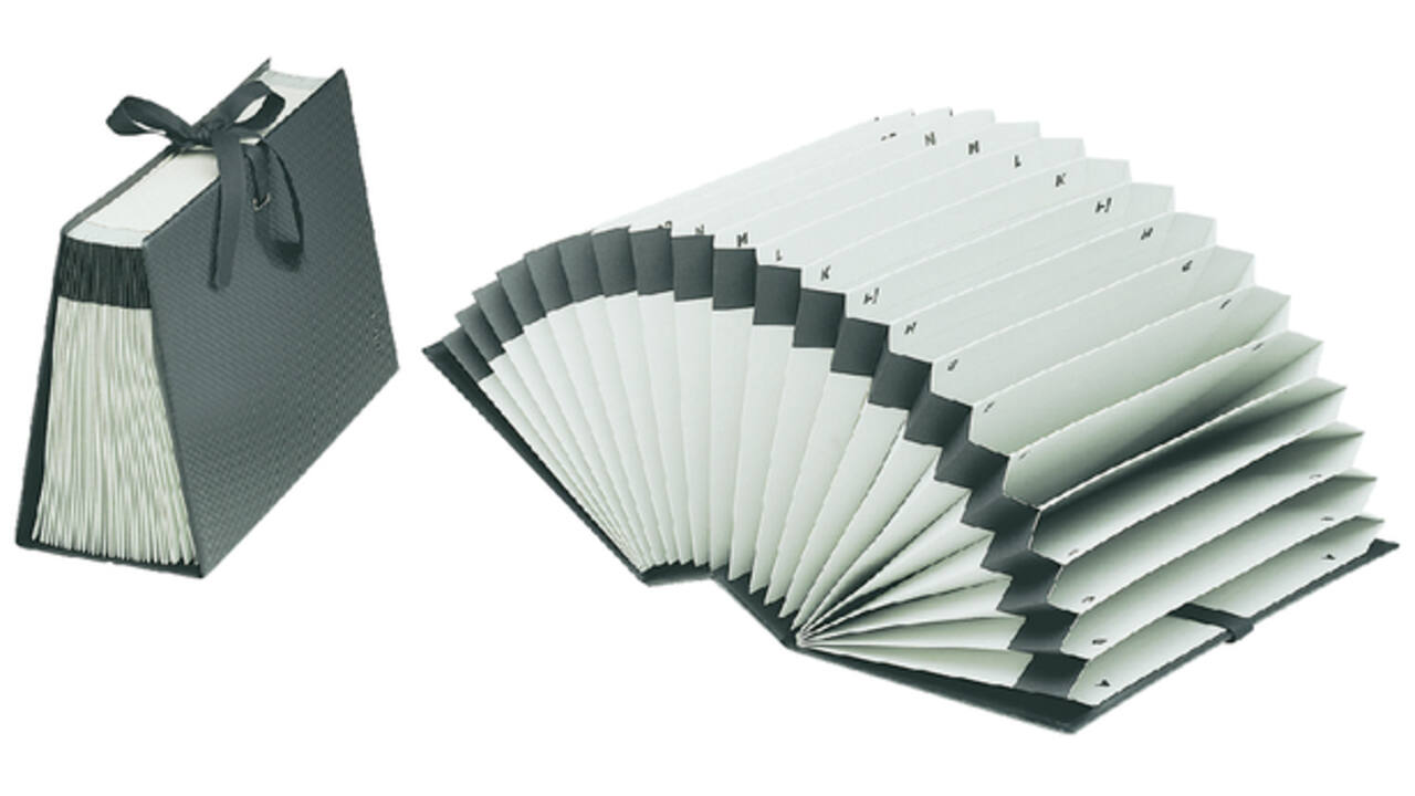 Sorteerordner Jalema Diplo-Line folio A/Z 21 vakken zwart