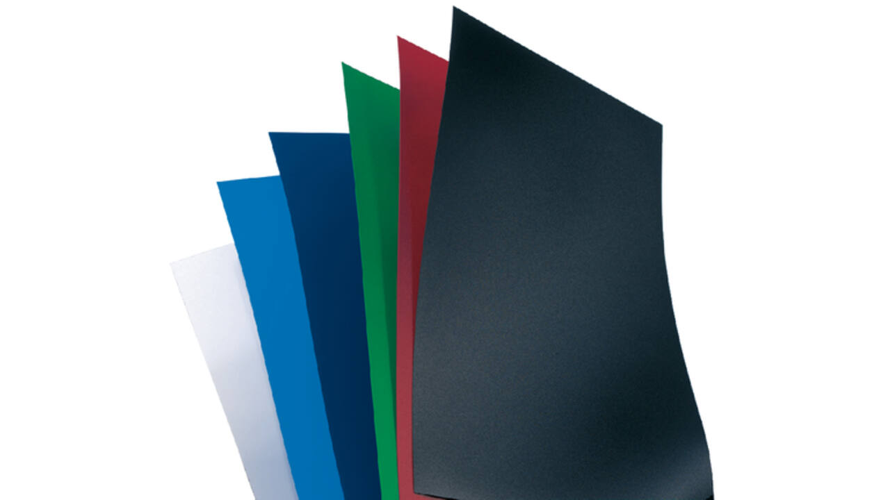 Voorblad GBC A4 Polycover 300micron donkerrood 100stuks