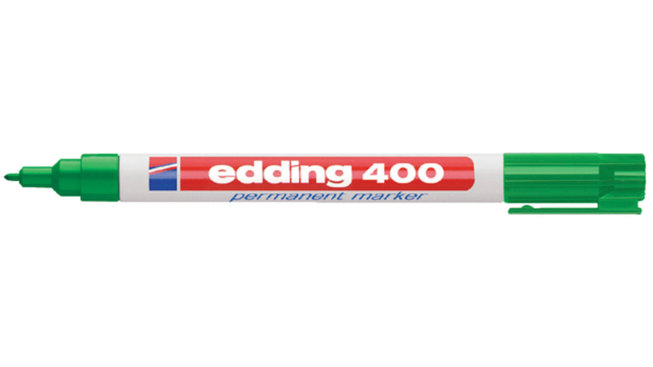 Viltstift edding 400 rond 1mm groen