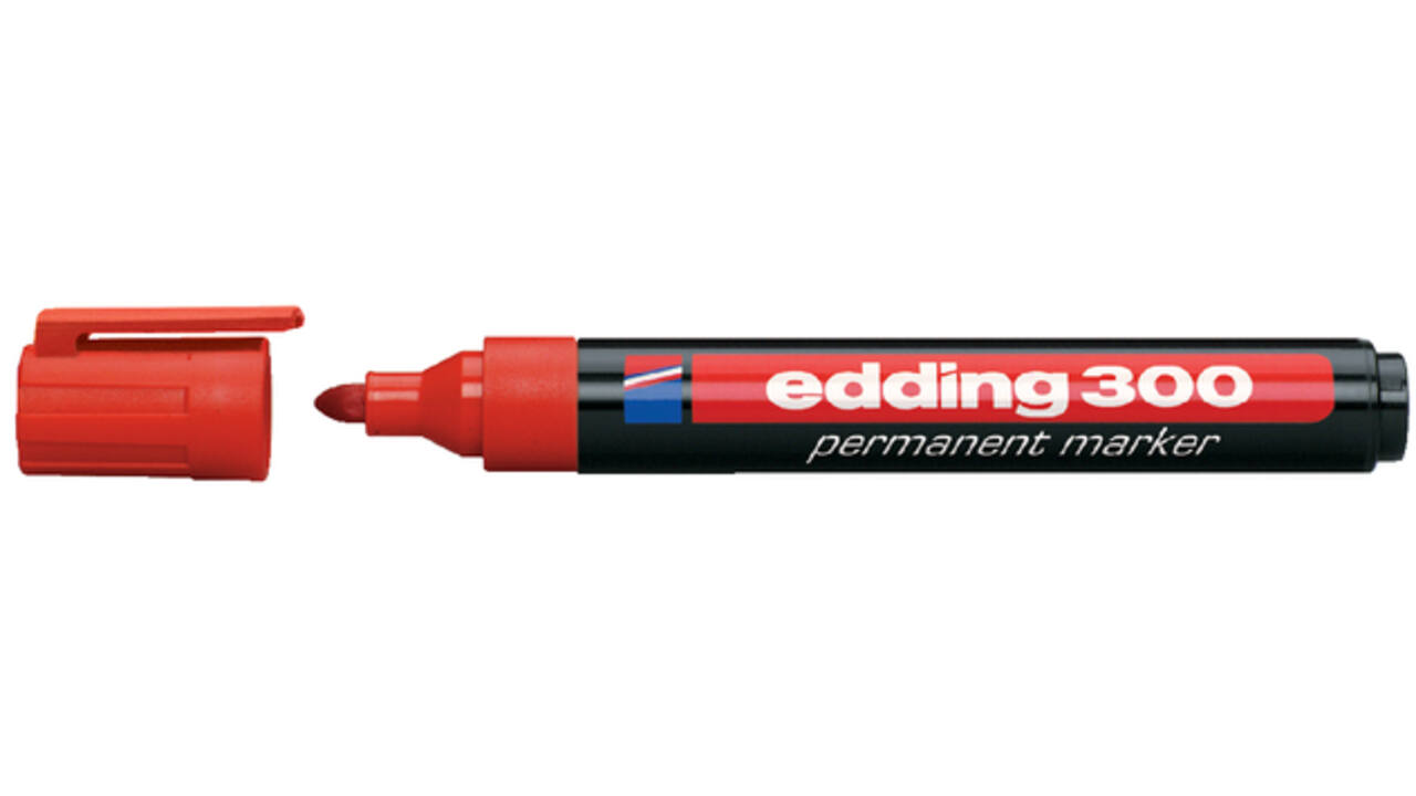 Viltstift edding 300 rond 1.5-3mm rood