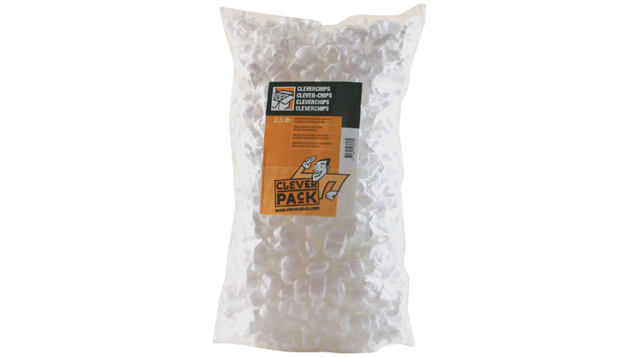 Opvulchips CleverPack wit zak à 2.5 liter