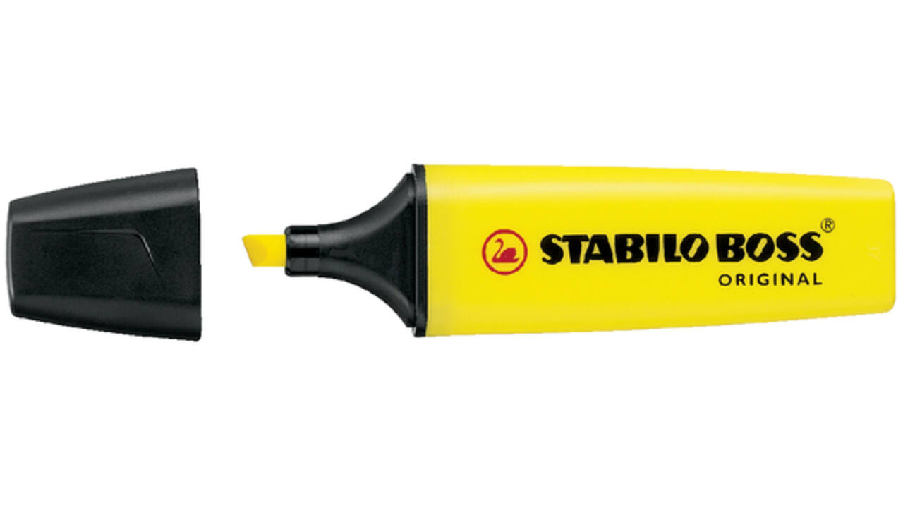 Markeerstift STABILO BOSS Original 70/4 assorti etui à 4 stuks