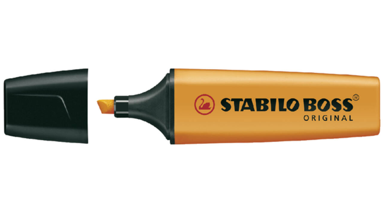 Markeerstift STABILO BOSS Original 70/4 assorti etui à 4 stuks