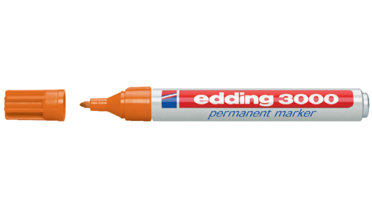 Viltstift edding 3000 rond 1.5-3mm oranje