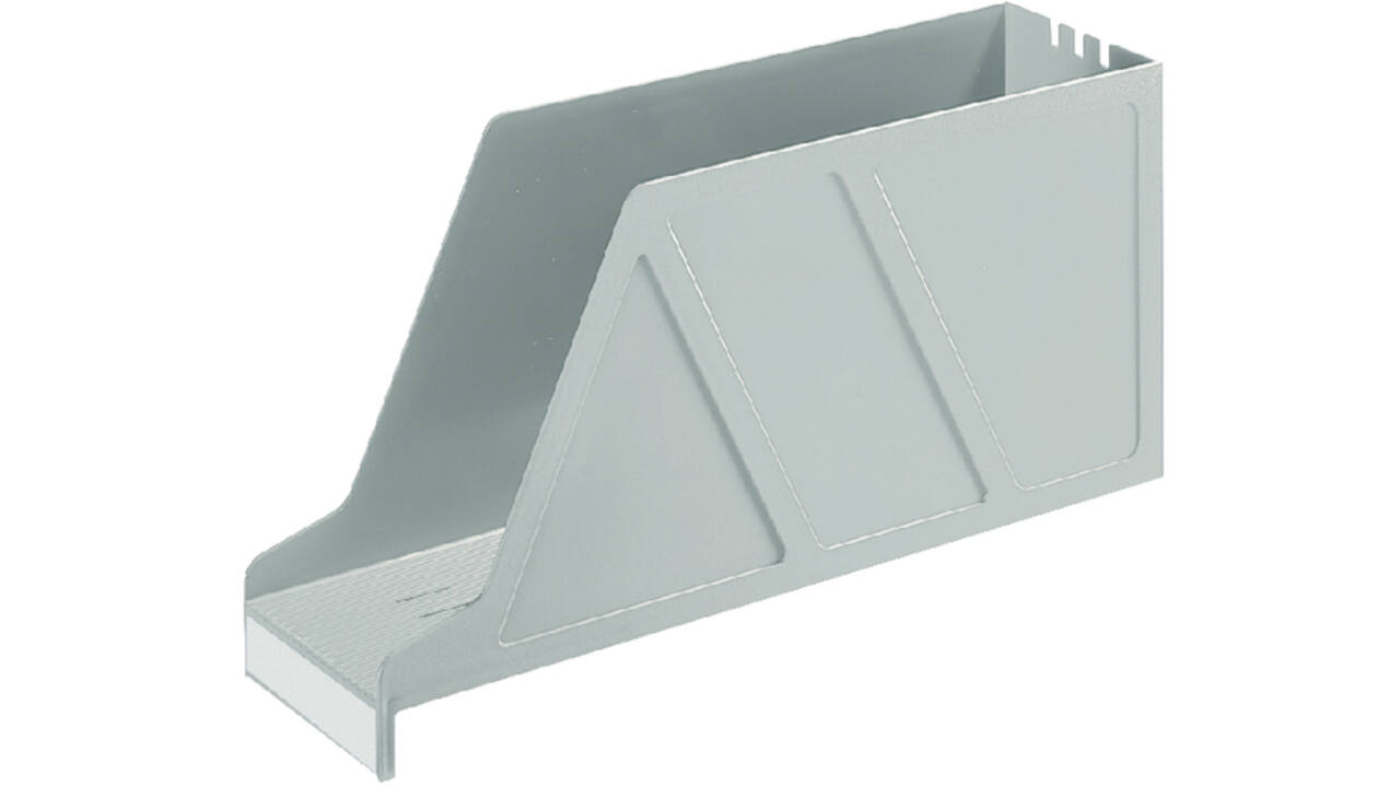 Tijdschriftcassette Leitz 2427 dwars grijs