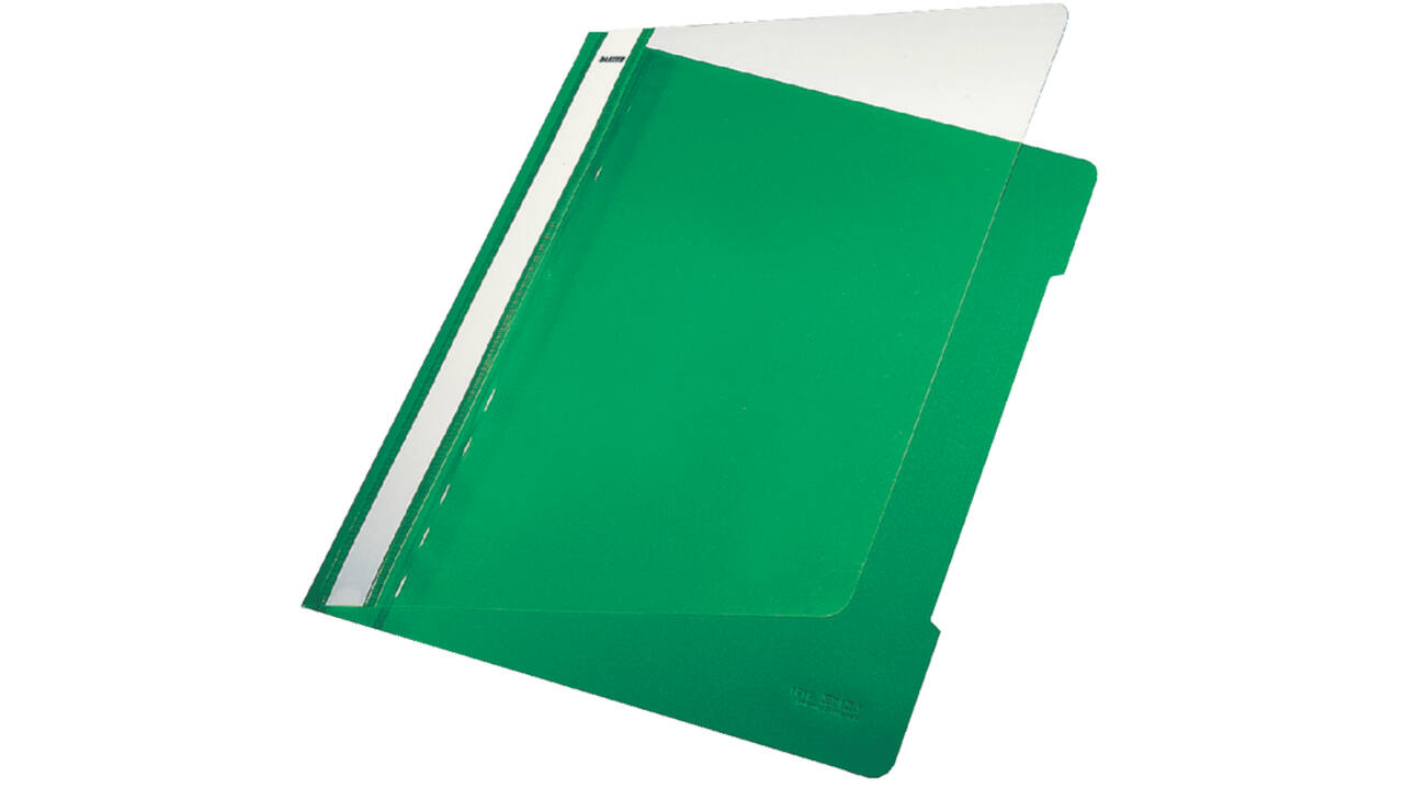 Snelhechter Leitz Standaard A4 gerecycled PP groen
