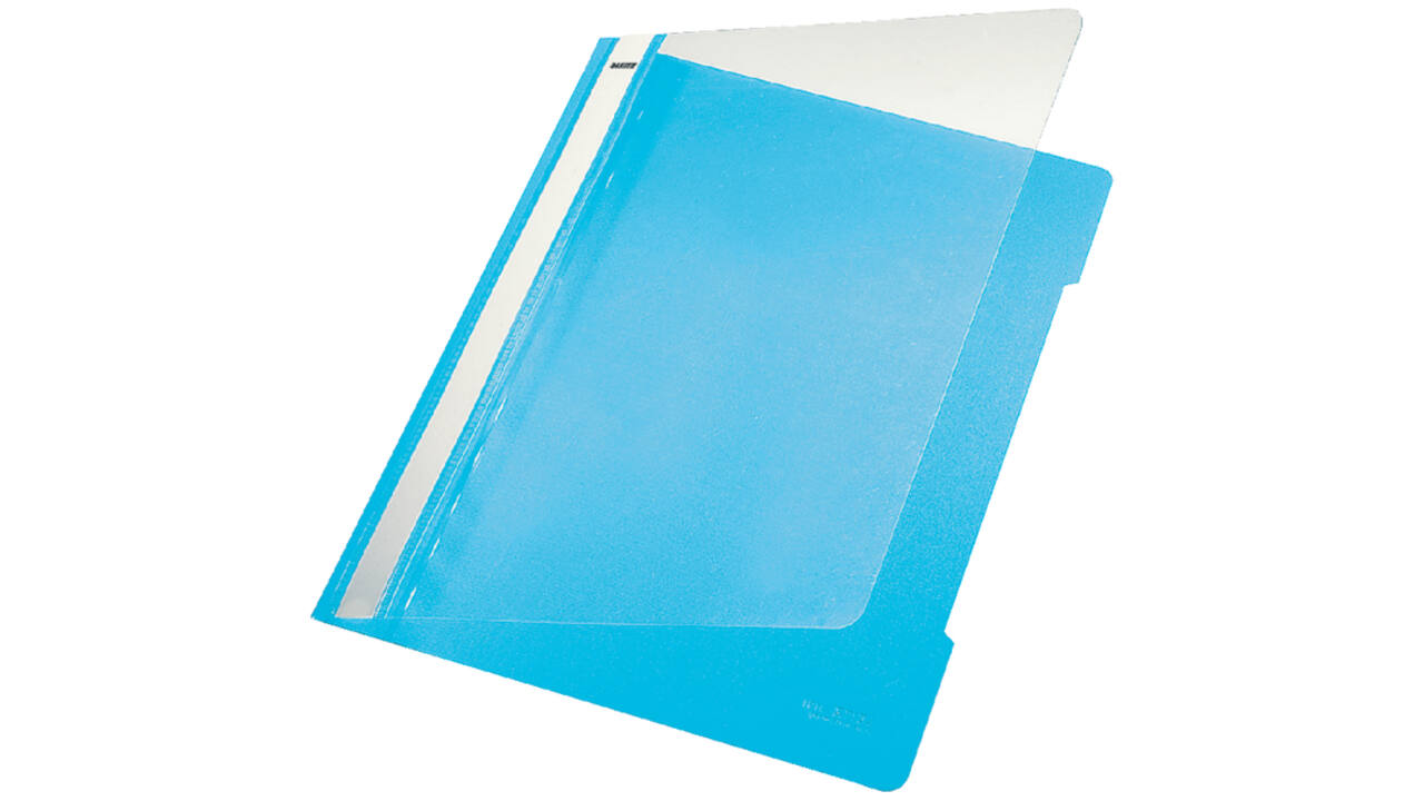 Snelhechter Leitz Standaard A4 gerecycled PP lichtblauw