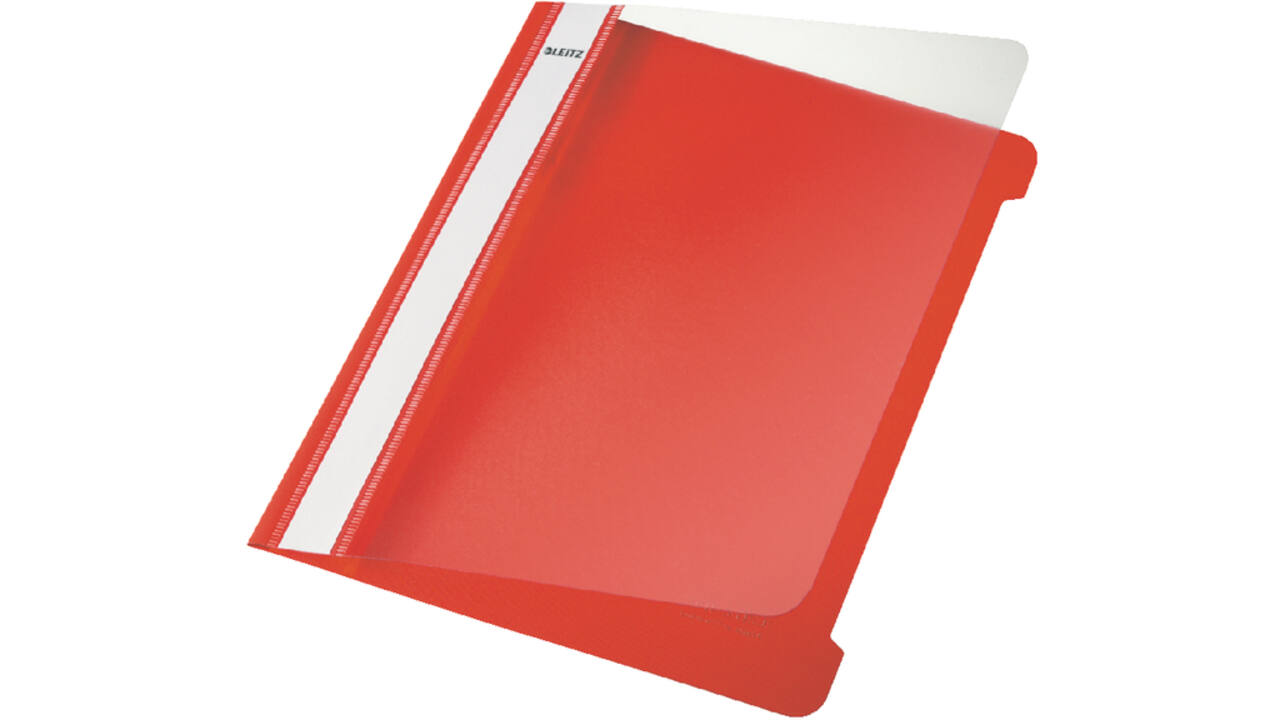 Snelhechter Leitz standaard A5 PVC rood