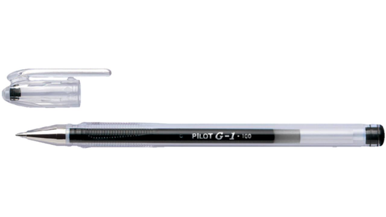 Gelschrijver PILOT G-1 medium zwart