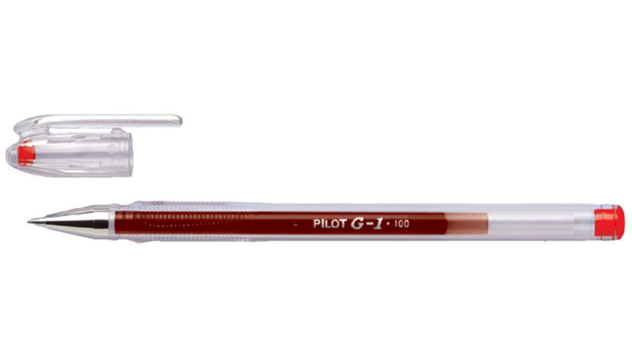 Gelschrijver PILOT G-1 medium rood