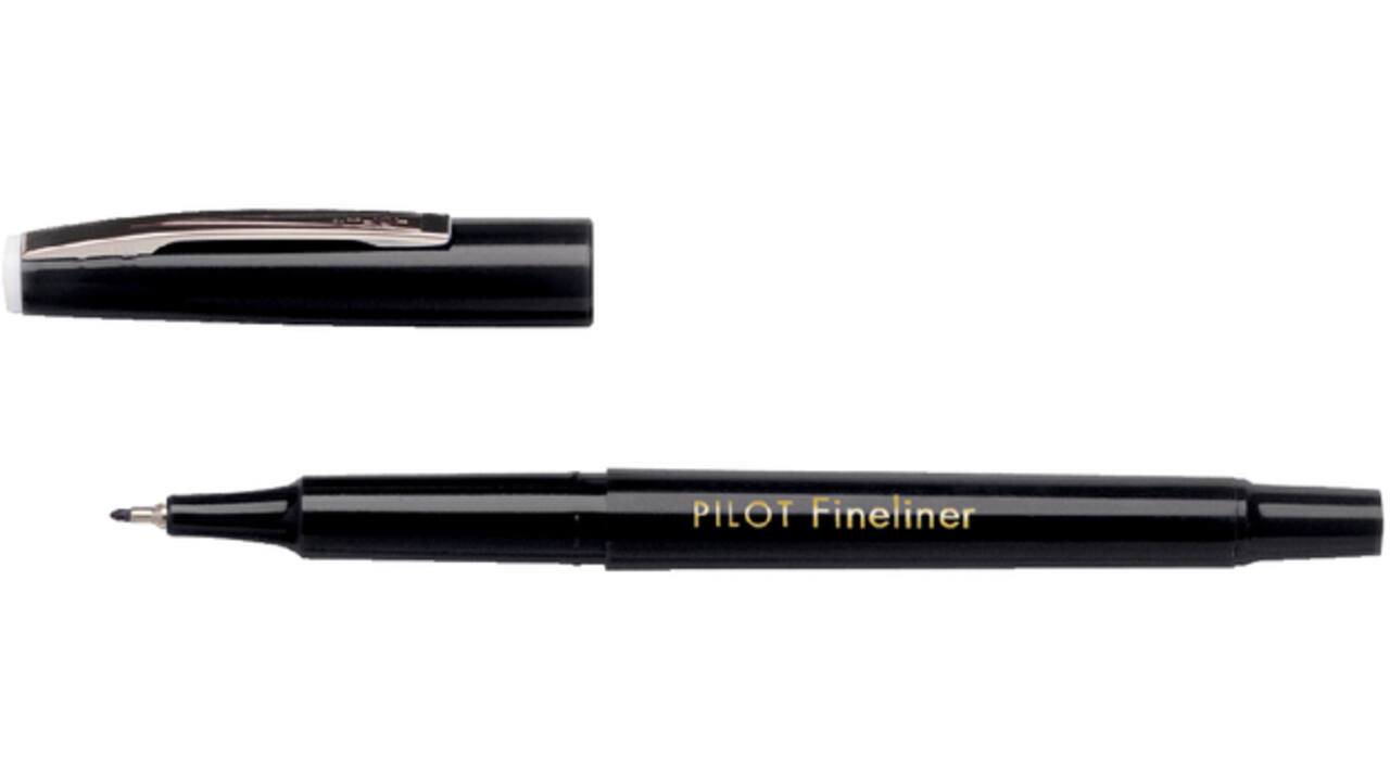 Fineliner PILOT fijn zwart