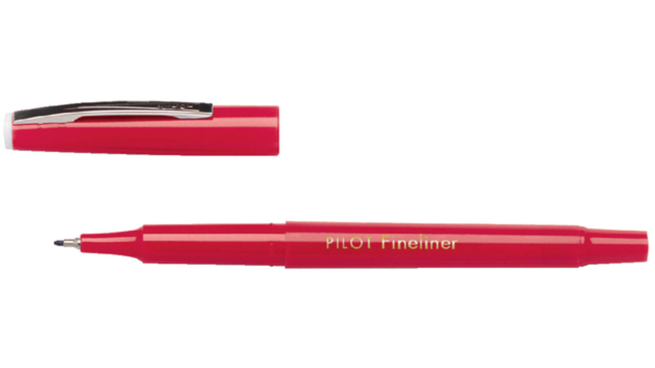 Fineliner PILOT fijn rood