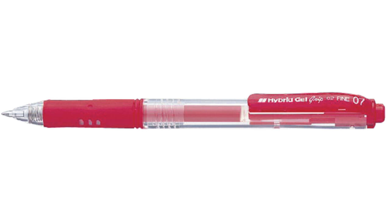 Gelschrijver Pentel K157 medium rood