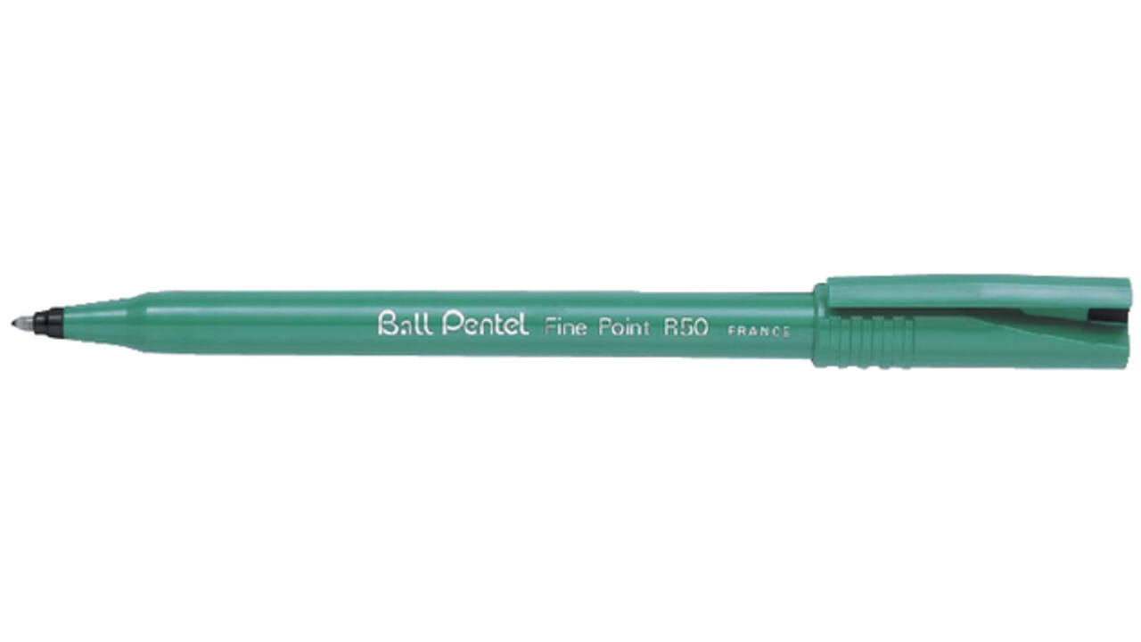 Rollerpen Pentel R50 medium zwart