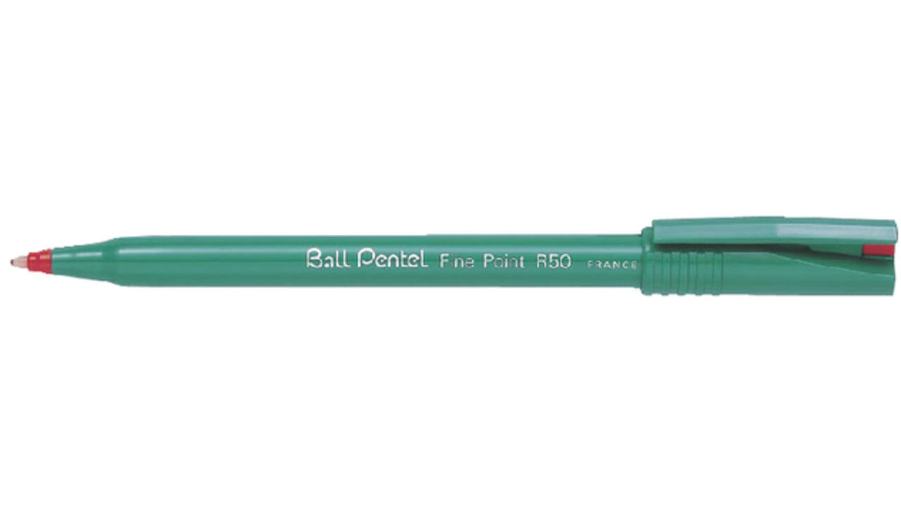 Rollerpen Pentel R50 medium rood
