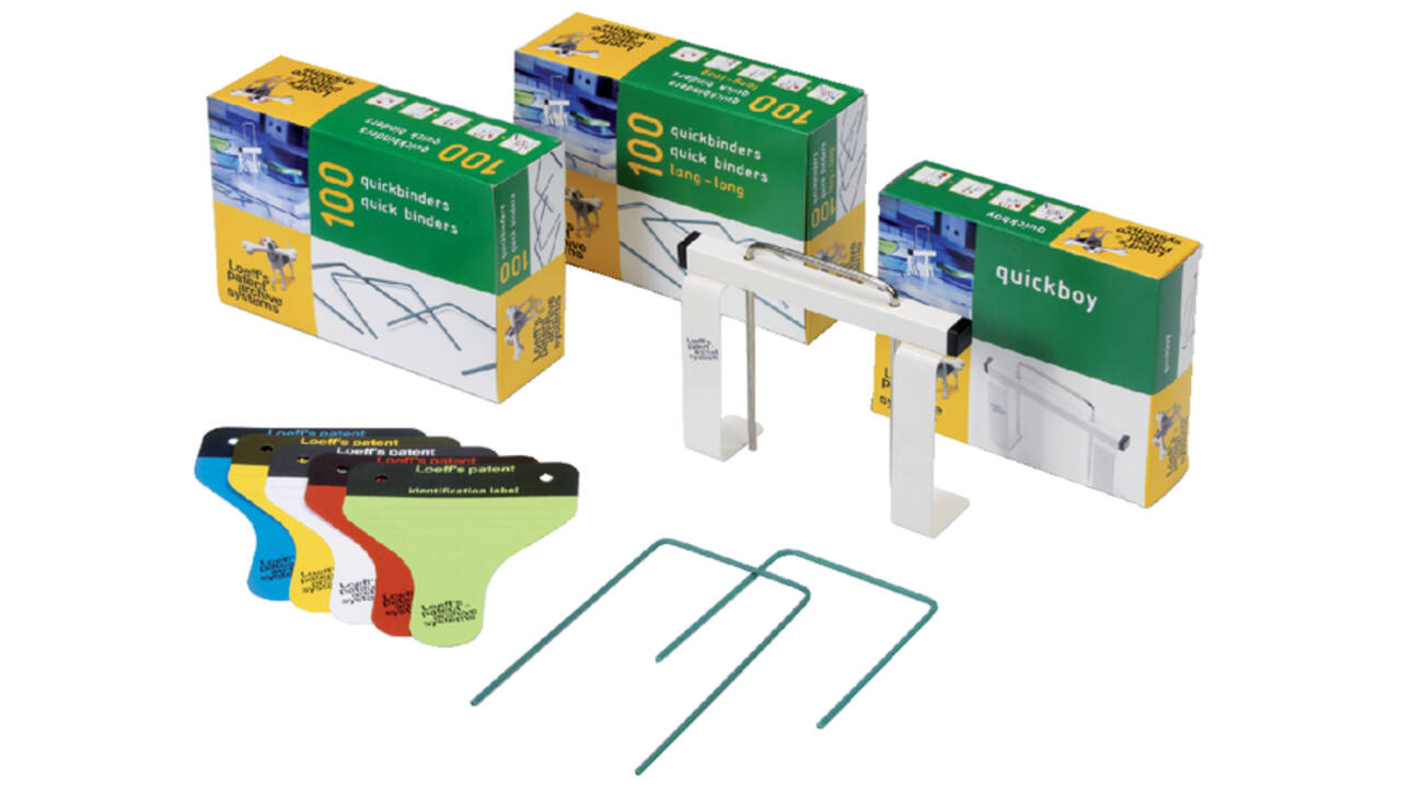 Bundelbeugel Loeff 1215 Quickbinder 100mm groen