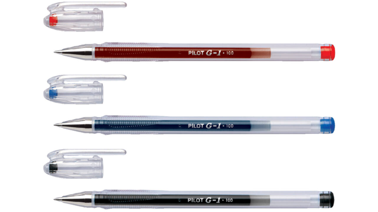 Gelschrijver PILOT G-1 medium zwart
