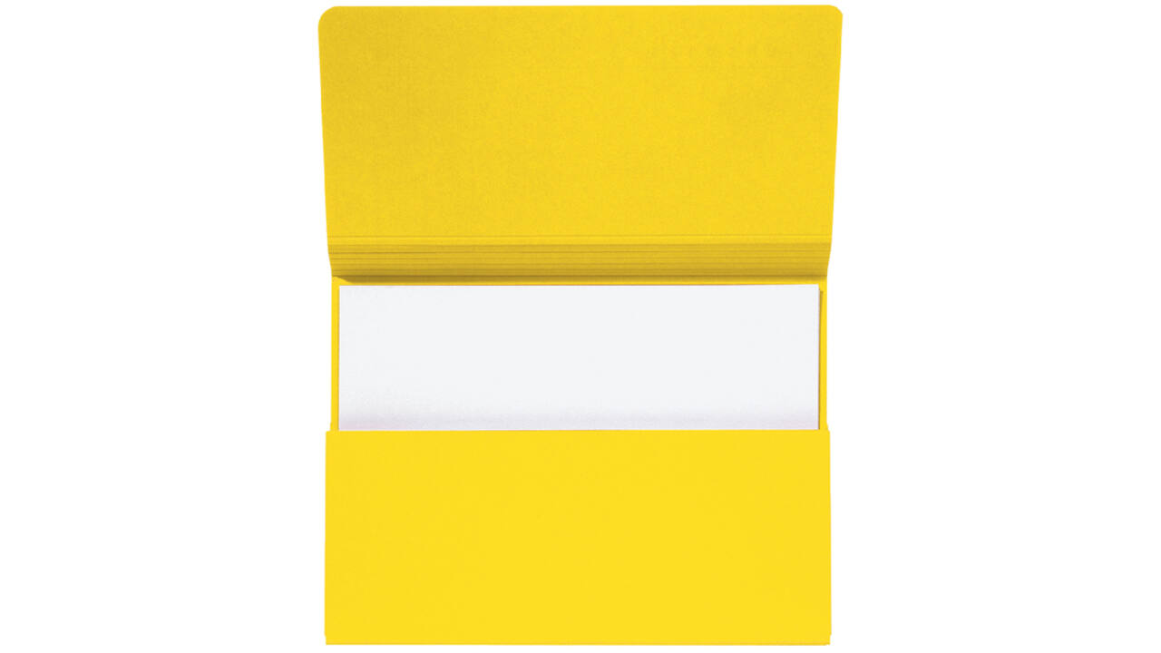 Pocketmap Secolor folio 270gr geel