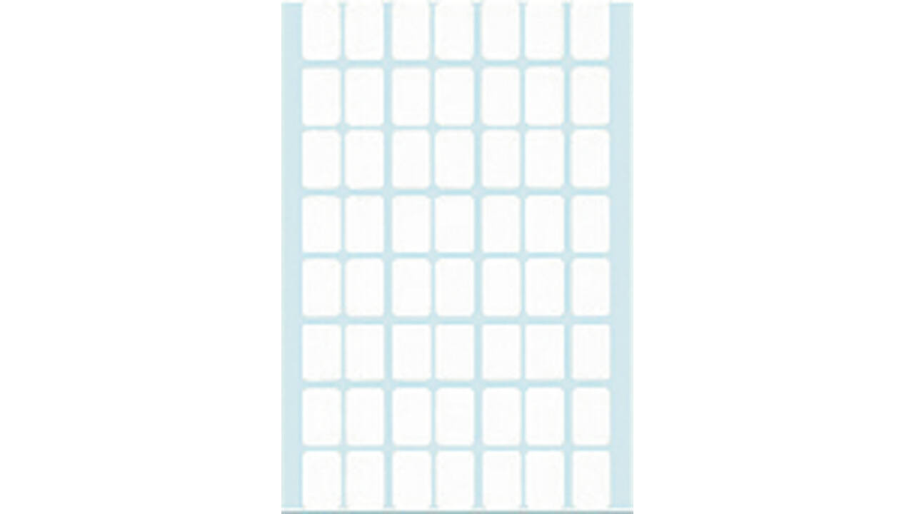 Etiket HERMA 2340 12x18mm wit 1792 stuks