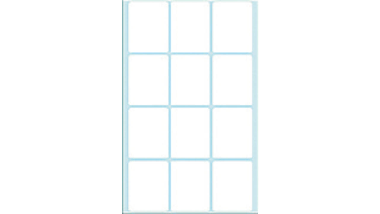 Etiket HERMA 2440 32x41mm wit 384 stuks