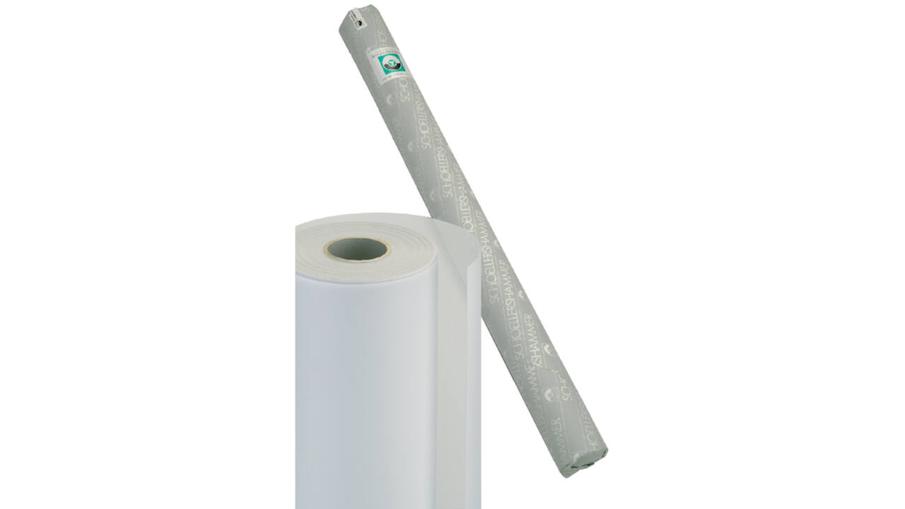 Tekenpapier Schoellershammer 110cmx20m 110-115gr transparant