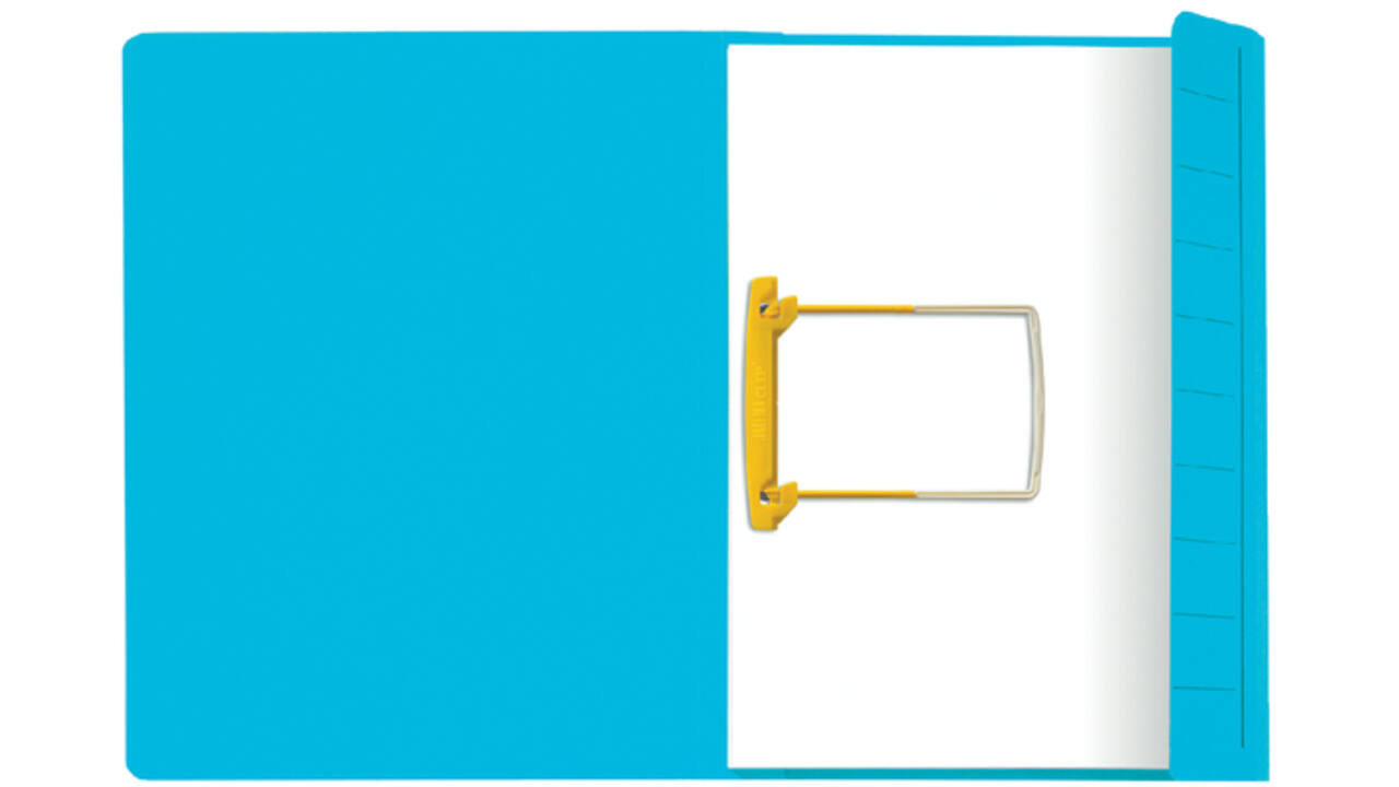 Clipmap Secolor Folio 100% gerecycled karton 250gr blauw