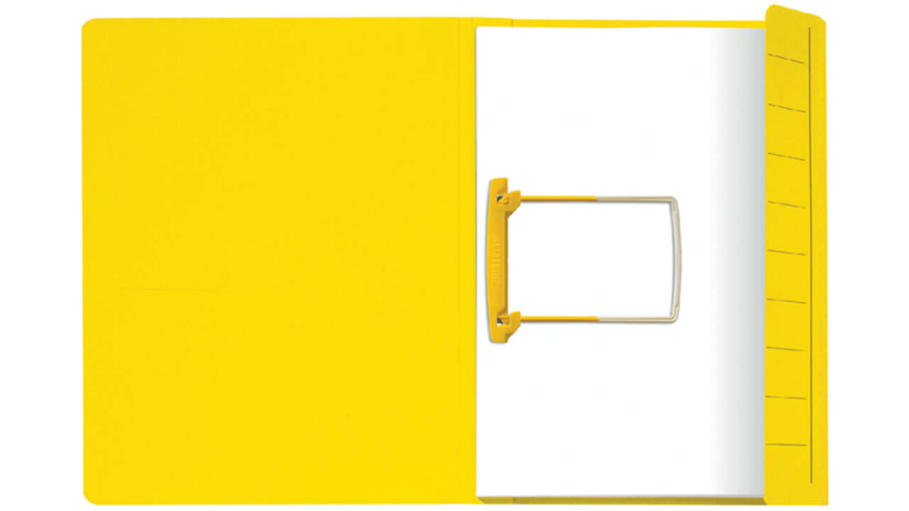 Clipmap Secolor Folio 100% gerecycled karton 250gr geel