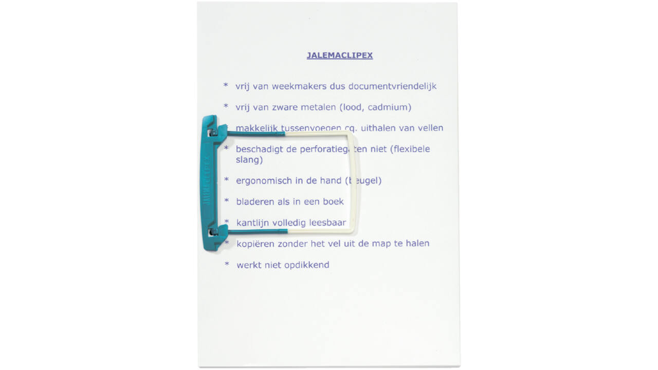 Bundelmechaniek Djois JalemaClipex blauw 10 stuks