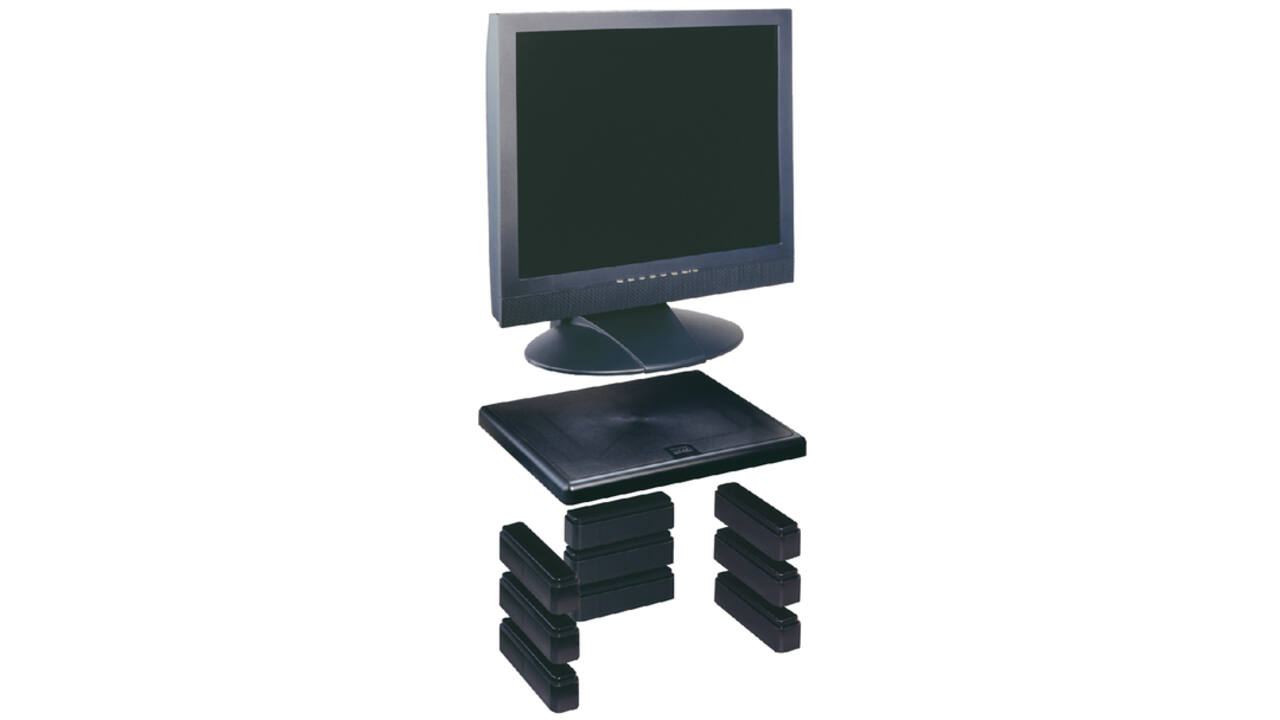 Monitorstandaard Quantore 30kg zwart