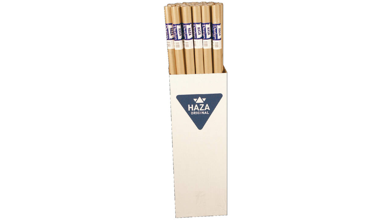 Inpakpapier HAZA Kraft gestreept 70gr 100cmx5m op rol