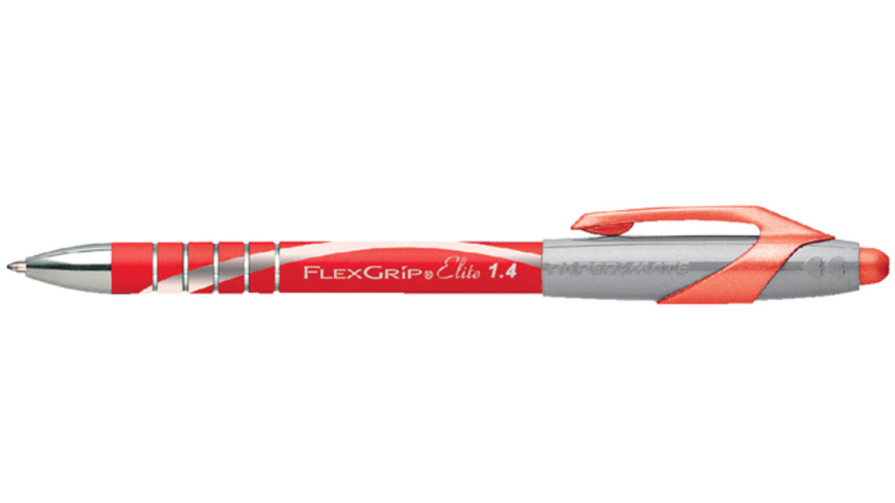 Balpen Paper Mate Flexgrip Elite breed rood