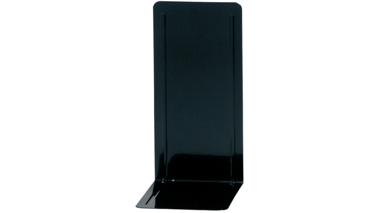 Boekensteun MAUL Pro 140x120x240mm set 2 staal zwart