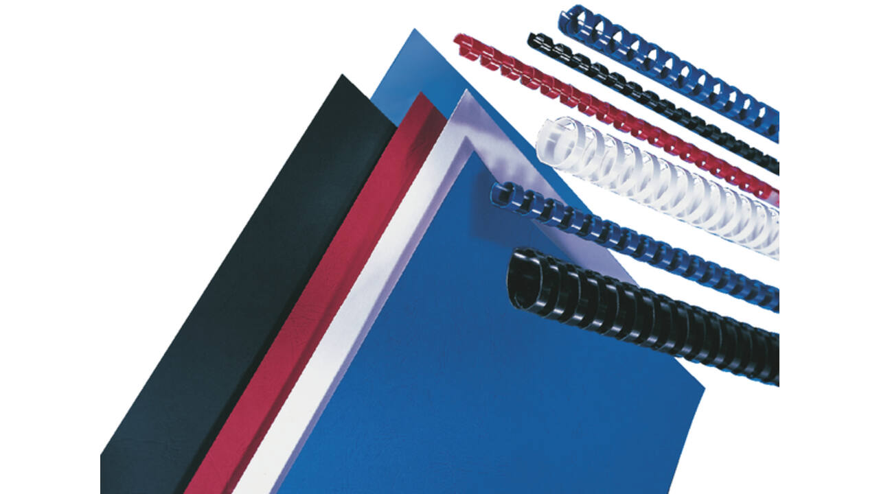 Voorblad GBC A4 Polycover 300micron donkerrood 100stuks