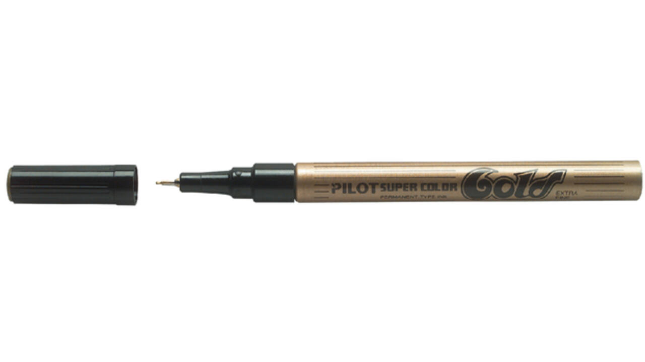 Fineliner PILOT Super Color extra fijn goud