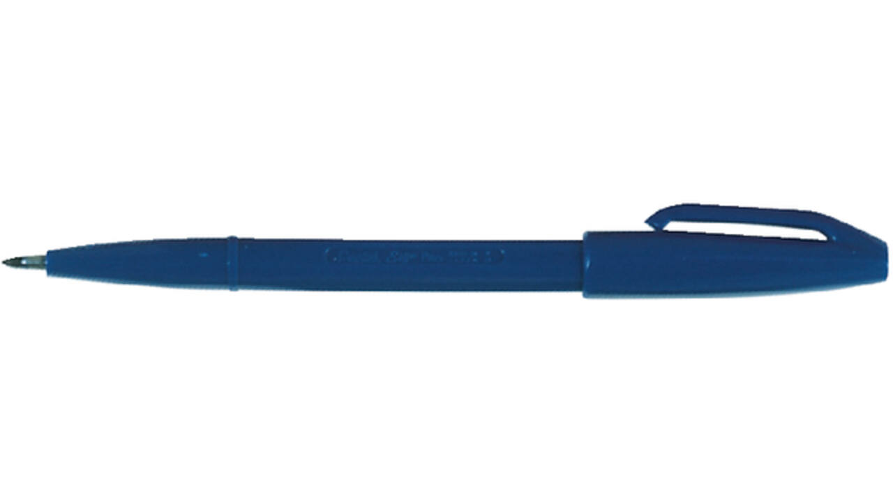 Fineliner Pentel Signpen S520 medium blauw
