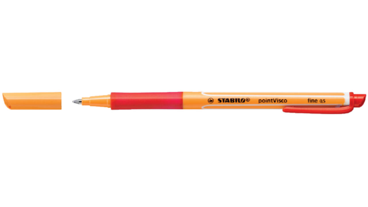 Rollerpen STABILO PointVisco 1099/40 fijn rood
