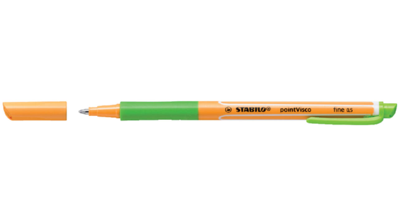 Rollerpen STABILO PointVisco 1099/43 fijn loofgroen