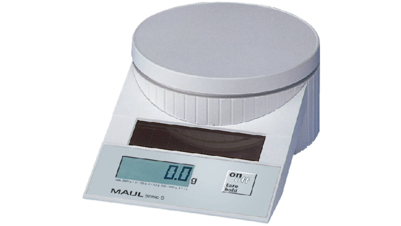 Briefweger MAUL Tronic solar tot 5000 gram wit