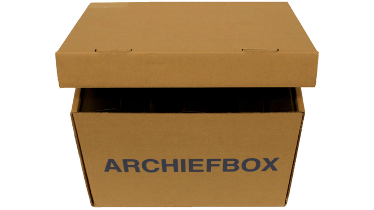 Archiefdoos CleverPack voor ordners 400x320x292mm pak à 4 stuks