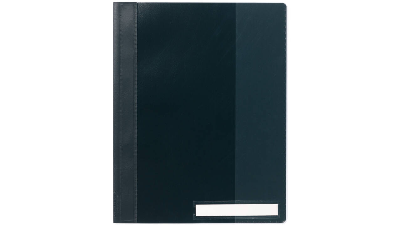 Snelhechter Durable A4 PVC extra breed zwart
